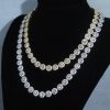 Iced 10mm Round Cut Necklace