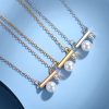 S925 Pearl Balance Necklace