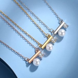 S925 Pearl Balance Necklace