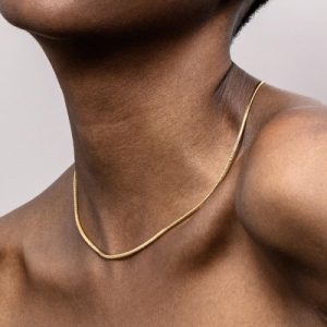 2.5mm Square Snake Necklace