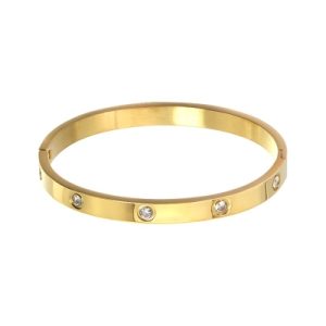 Classic Crystal Love Bangle