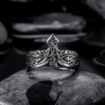 Eagle Viking Celtic Knot Stainless Steel Ring