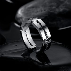 Blade Stainless Steel Open Ring