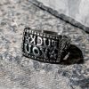 "F**K YOU" Mirror Effect Stainless Steel Ring