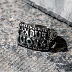 "F**K YOU" Mirror Effect Stainless Steel Ring
