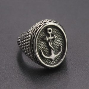 Anchor Stainless Steel Ring