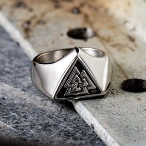 Valknut Viking Stainless Steel Ring