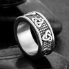 Classic Celtic Knot Brand Stainless Steel Ring
