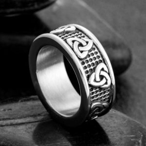 Classic Celtic Knot Brand Stainless Steel Ring