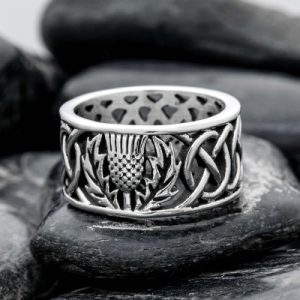Classic Celtic Stainless Steel Ring