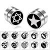 8mm Magnetic Non-Piercing Stud Earrings
