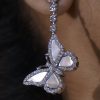 Captivating Butterfly S925 Silver Drop Earrings