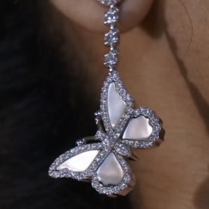Captivating Butterfly S925 Silver Drop Earrings