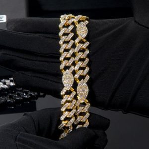 Iced Evil Eyes 12mm Cuban Chain