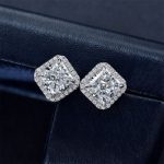 Radiant Cut Stud Earrings