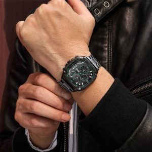 Multifunctional Waterproof Luminous Square Quartz Watch