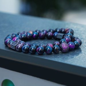 Tiger Eye Stones Stretch Wrap Bracelet