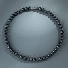 8mm Dark Grey Pearl Necklace