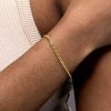 Women's 3mm Cuban Bracelet in Gold