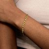 Women's 5mm Figaro Bracelet in Gold