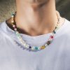 Universe Solar System Pearl & Healing Stones Chain