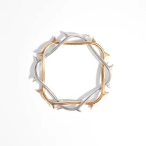 Crown of Thorns Bangle Bracelet