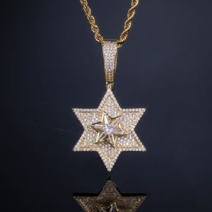 Rotatable Star of David Pendant