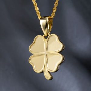 Lucky Four Leaf Clover Pendant