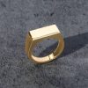 Men's Square Signet Ring