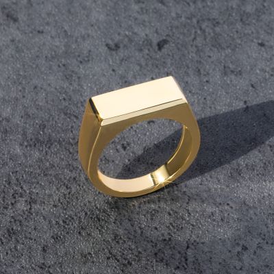 Men's Square Signet Ring