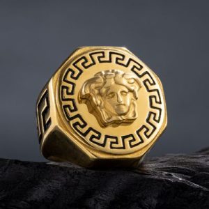 Stainless Steel Snake Hair Banshee Ring