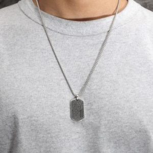 Dog Tag  Reptile Matt Pendant