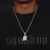 Iced 26 Initial Letters Pendant