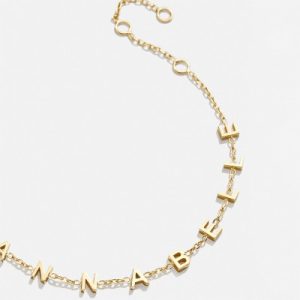 Customized Spaced Letters Bracelet