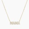 Diamond "MAMA" Necklace