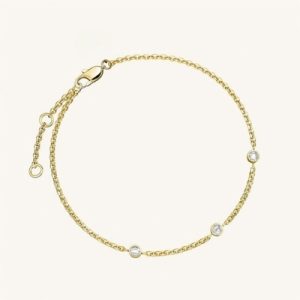 Birthstone Station Bracelet
