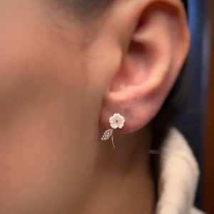 Magnolia Rose Earrings