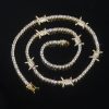 3mm Iced Out Thorns Tennis Chain