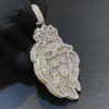 Iced Baguette Cut Lion Pendant