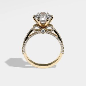 6-Claw 2.5CT Round Cut Solitaire Engagement Ring