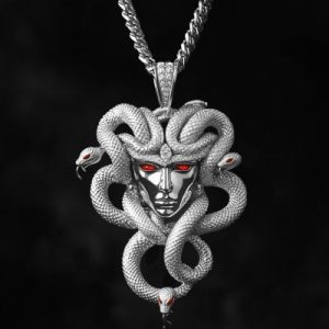 Iced Medusa Pendant