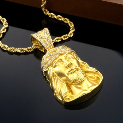 Matte Jesus Crown of Thorns Pendant