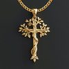 Cross Tree of Life Pendant