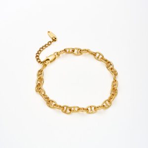Delicate Pig Nose Link Bracelet