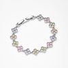 Colorful Clover Tennis Bracelet
