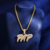 Iced Out Custom Name Letters Pendant