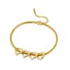 Customized  Name Heart Shaped Bracelet