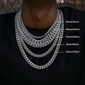 16mm 316L Stainless Steel Cuban Link Chain