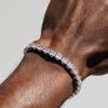 5mm Princess Cut Tennis Bracelet