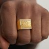 Iced Last Supper Ring for Men